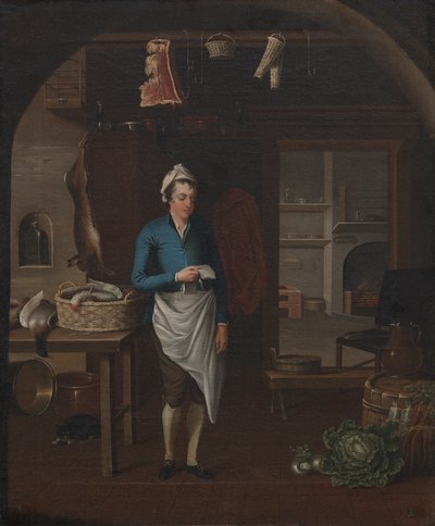 Küchenszene von John Atkinson