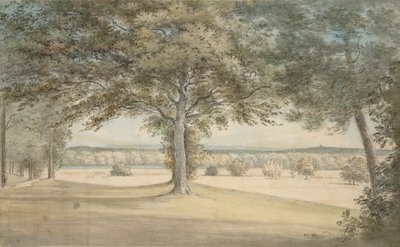 Kirtlington Park, 9. Oktober 1783 von John Baptist Malchair