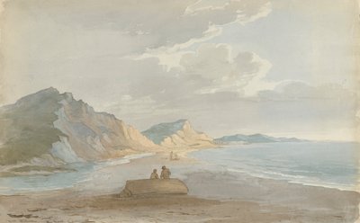 Der Strand von Charmouth von John Baverstock Knight