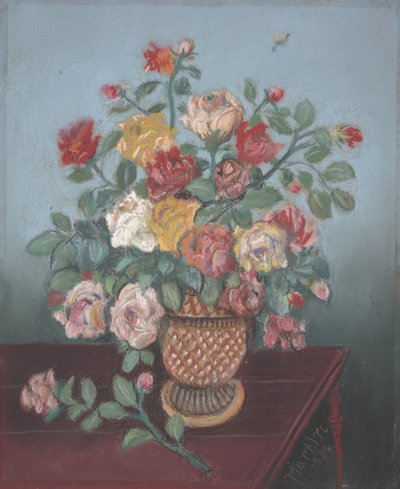 Stillleben mit Rosen von John Breckinridge Martin