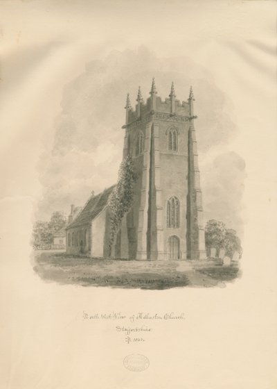 Adbaston Kirche von John Buckler