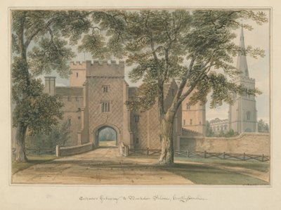 Huntingdonshire - Buckden Palace, 1800 von John Buckler