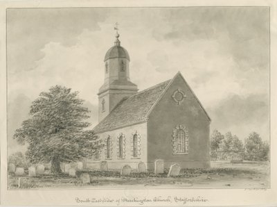 Kirche von Marchington von John Buckler