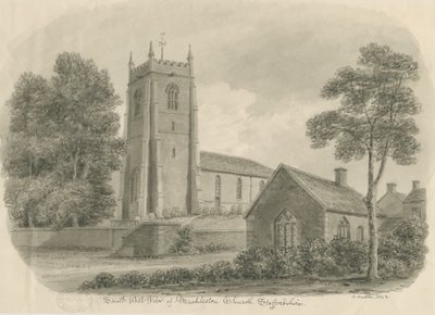 Mucklestone Kirche von John Buckler
