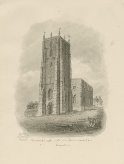 Newcastle-under-Lyme - "St. Giles der Abt" von John Buckler