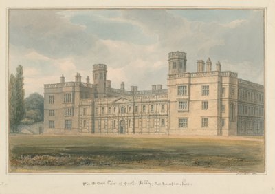 Northamptonshire - Schloss Ashby, 1815 von John Buckler