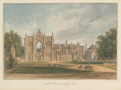 Nottinghamshire - Newsted Priory, 1826 von John Buckler