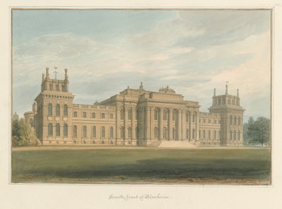 Oxfordshire - Blenheim [Palast], 1812 von John Buckler