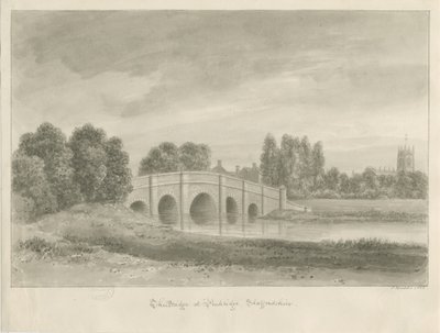 Penkridge Stadt - Bull Brücke von John Buckler