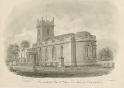 Shareshill Kirche von John Buckler