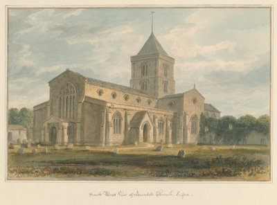 Sussex - Arundel Kirche, 1804 von John Buckler