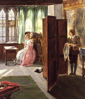Letzter Zug Schachmatt (2 Details) von John Callcott Horsley