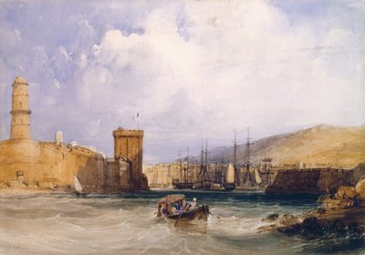 Der Eingang zum Hafen von Marseille von John Callow