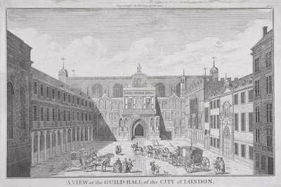 Guildhall, London, 1820 von John Chessell Buckler