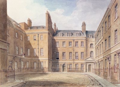 Ansicht der Downing Street, Westminster von John Chessell Buckler