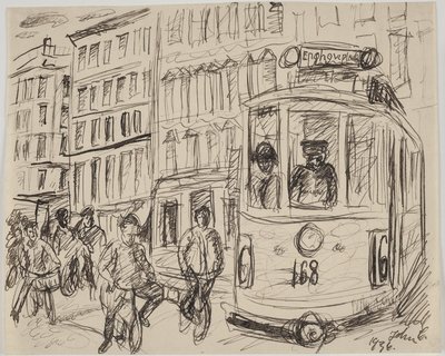 Linie 16 (Straßenbahn) fährt um die Ecke von John Christensen