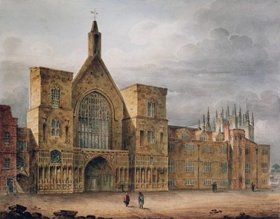 Eingang zur Westminster Hall, 1807 von John Coney