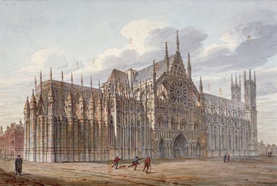 Westminster Abbey, London, 1816 von John Coney
