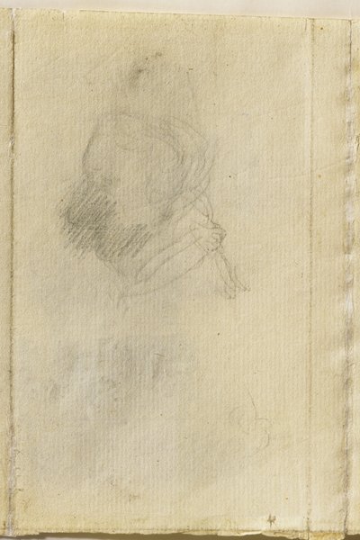 Kopf eines Mannes im Profil von John Constable