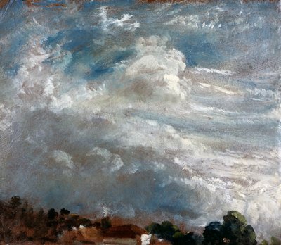 Wolkenstudie: Horizont von Bäumen von John Constable