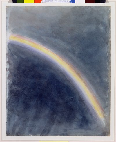 Himmelsstudie mit Regenbogen, 1827 von John Constable
