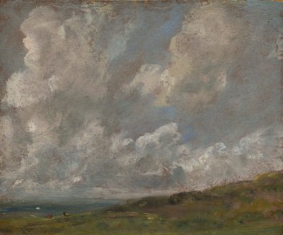 Studie von Wolken über einer Landschaft, ca. 1821-22 von John Constable