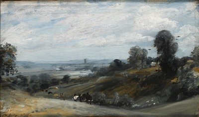 Das Tal von Dedham von Langham, 1812 von John Constable