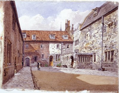 Waschhaus Hof, Charterhouse, London, 1884 von John Crowther