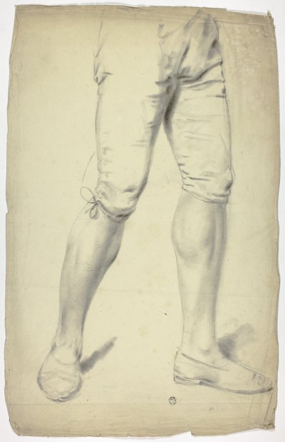 Beine eines Jungen in Knickerbockern von John Downman