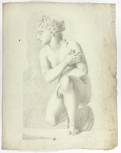 Statue der kauernden Venus von John Downman