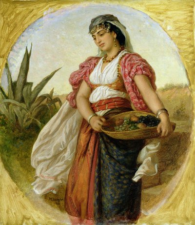 Eine Frau aus Algier, 1871 von John Evan Hodgson