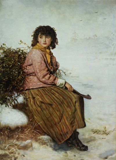 Der Mistelsammler, 1894 von John Everett Millais
