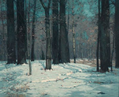 Wald im Winter von John F. Carlson