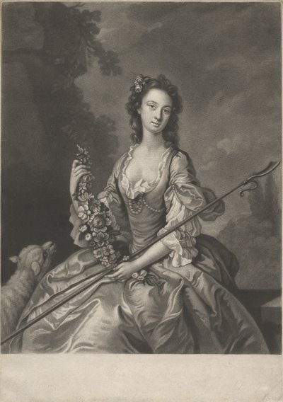 Eine Schäferin von John Faber the younger
