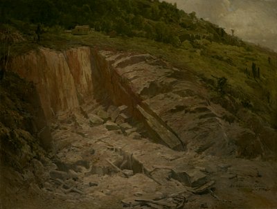 Ein verlassener Steinbruch von John Ferguson Weir