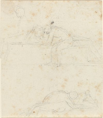 Blatt mit Studien von John Flaxman