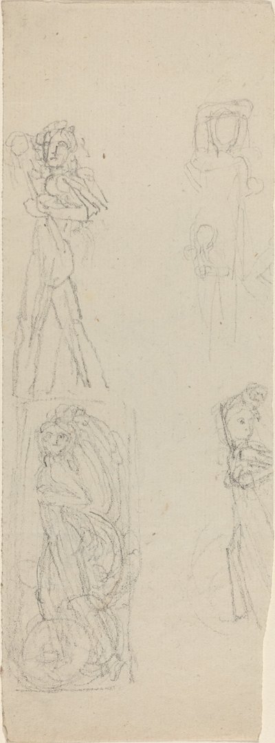 Blatt mit Studien [recto und verso] von John Flaxman