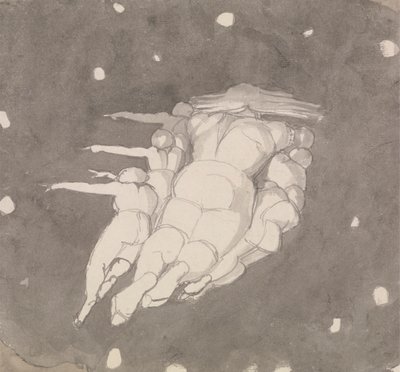 Die Erschaffung des Himmels von John Flaxman