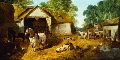 Meopham Bauernhof, 1857 von John Frederick Herring Junior