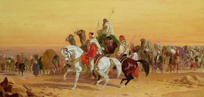 Eine arabische Karawane von John Frederick Herring Senior