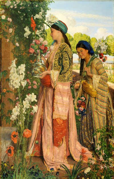 Lilium Auratum, 1871 von John Frederick Lewis