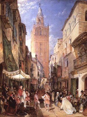 Religiöse Prozession, Sevilla von John Frederick Lewis