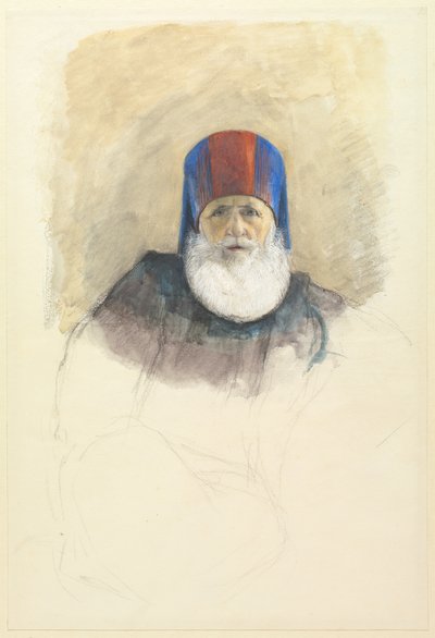 Studie für Mehmet Ali Pascha von John Frederick Lewis