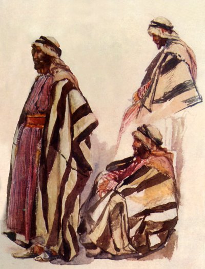 Fellah in historischer Kleidung, 1902 von John Fulleylove