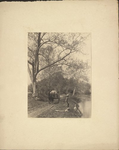 Jungen am Fluss von John G. Bullock