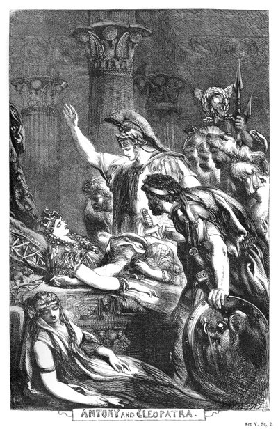 Antonius und Cleopatra von John Gilbert