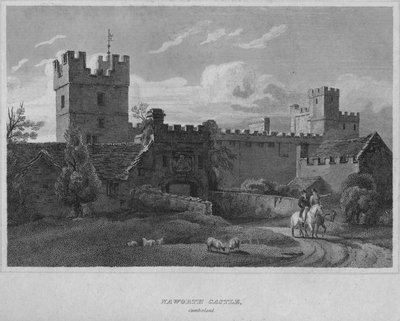 Schloss Naworth, Cumberland, 1814 von John Greig