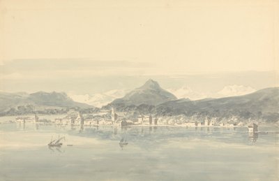 Eine Stadt am Genfersee von John Henderson