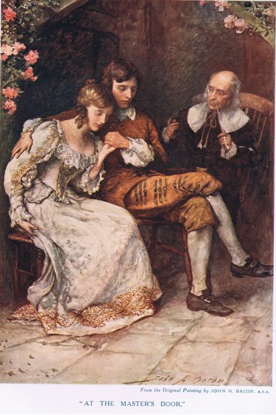 An der Tür des Meisters von John Henry Frederick Bacon
