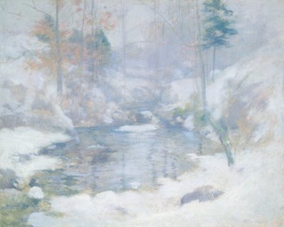 Winterharmonie, ca. 1890-1900 von John Henry Twachtman